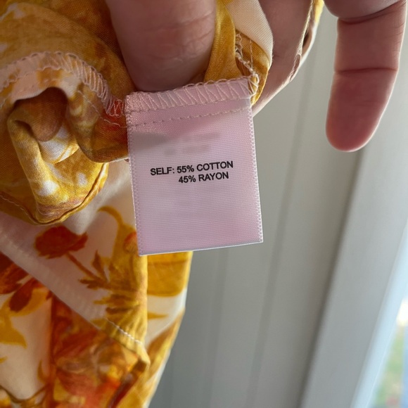 Orange Ruffle Smocked Tank - Picture 2 of 6